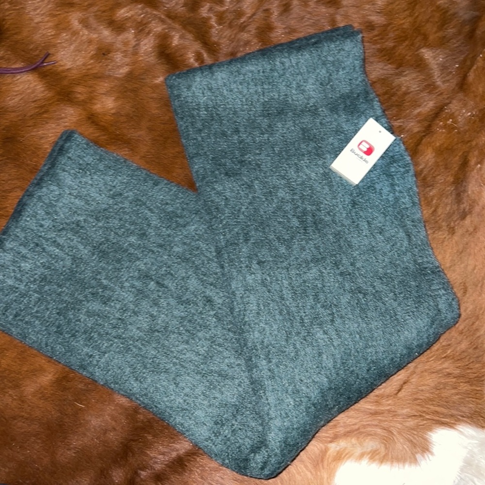 NWT Buckle Blue Infinity Scarf